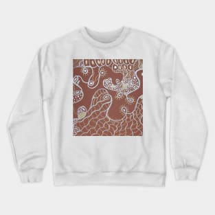 Poissons dans les vagues Crewneck Sweatshirt